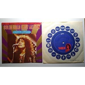 T. Rex Solid Gold Easy Action Japan POSTER SLEEVE 1972 Vinyl 7" Record 45 Odeon
